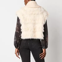 Ryegrass Lightweight Womens Vest Faux Fur Coat