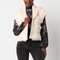 Ryegrass Lightweight Womens Vest Faux Fur Coat