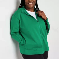 Xersion Plus Womens Long Sleeve Hoodie