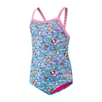 Dolfin Toddler & Little Girls One Piece Swimsuit