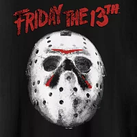 Big and Tall Mens Crew Neck Short Sleeve Regular Fit Friday the 13th Graphic T-Shirt