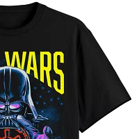 Big and Tall Mens Crew Neck Short Sleeve Regular Fit Star Wars Graphic T-Shirt