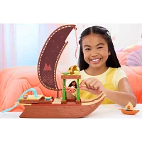 Disney Collection Moana 2 Moana's Adventure Canoe Moana Toy Playset