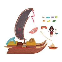 Disney Collection Moana 2 Moana's Adventure Canoe Moana Toy Playset