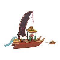 Disney Collection Moana 2 Moana's Adventure Canoe Moana Toy Playset