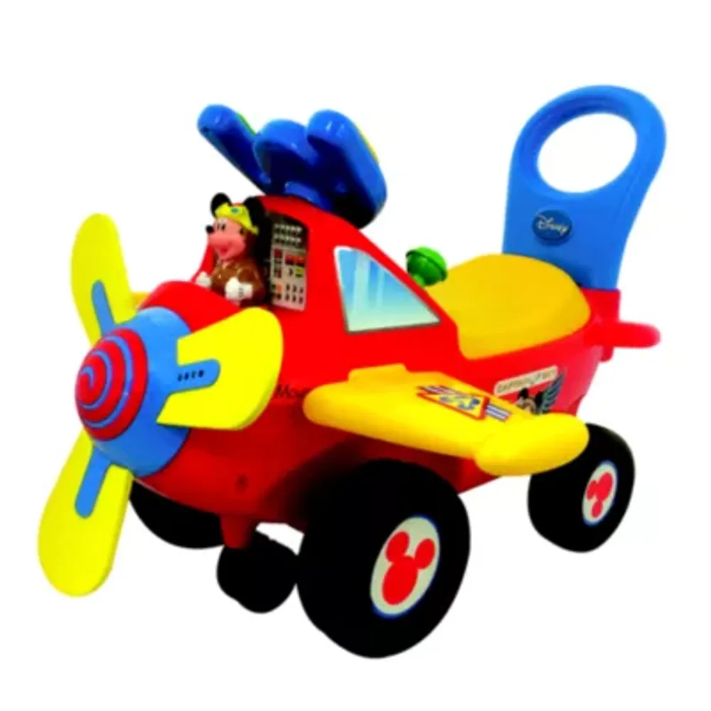 Kiddieland Disney Mickey Mouse Clubhouse Plane Light & Sound Activity Ride-On Ride-On Car