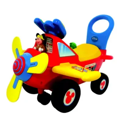Kiddieland Disney Mickey Mouse Clubhouse Plane Light & Sound Activity Ride-On Ride-On Car