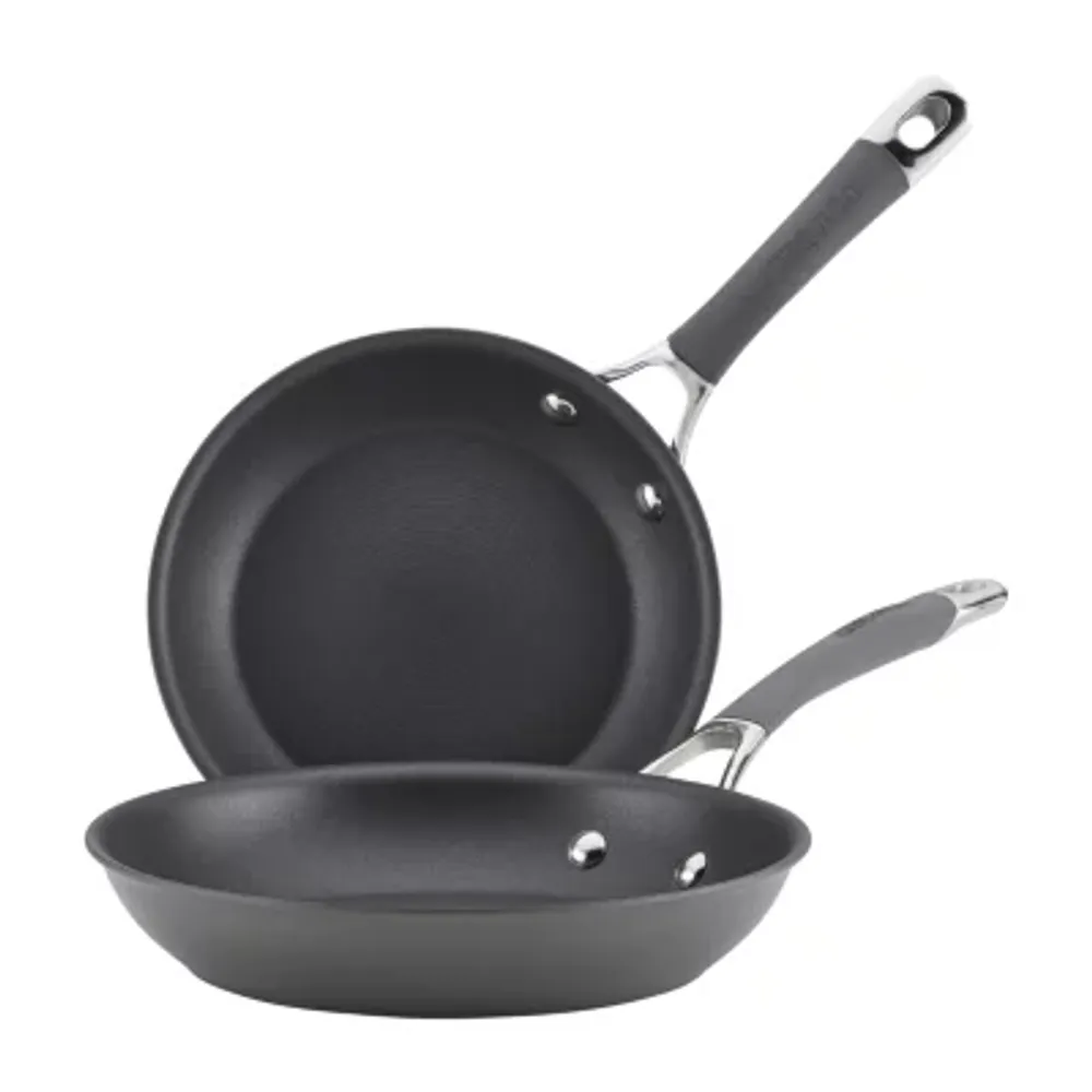 T-Fal Essentials 2-pc. Aluminum Non-Stick Frying Pan, Color: Black -  JCPenney