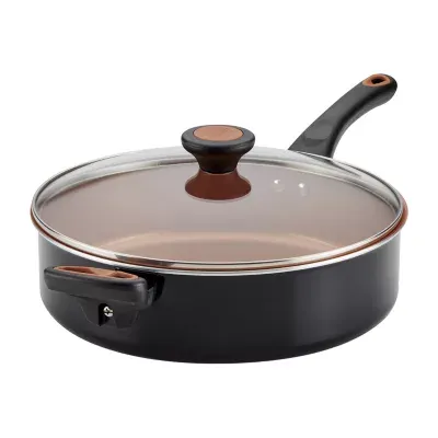 Farberware Glide Copper Ceramic 4-qt Saute Pan with Lid