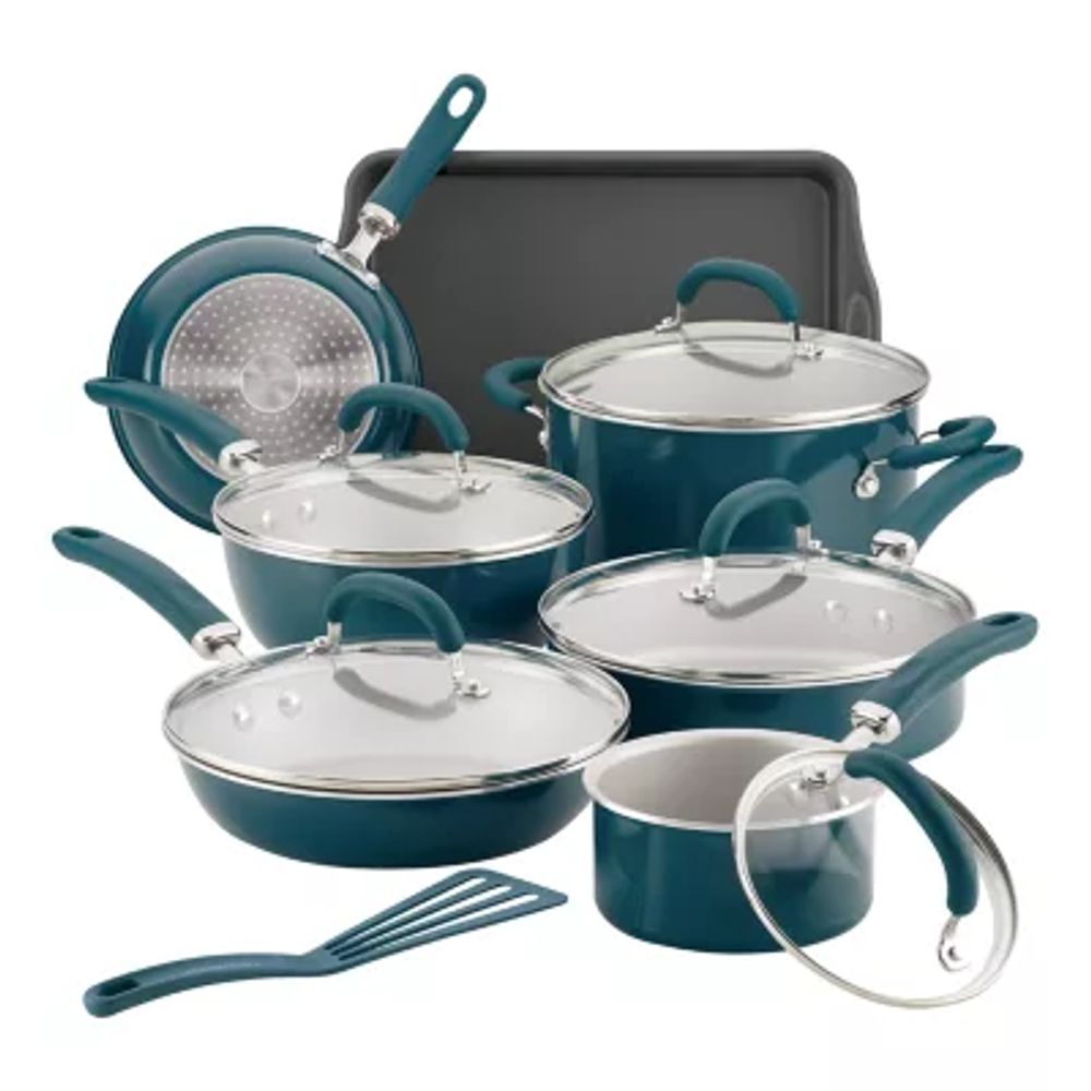 Rachael Ray Create Delicious 13-pc. Aluminum Non-Stick Cookware Set