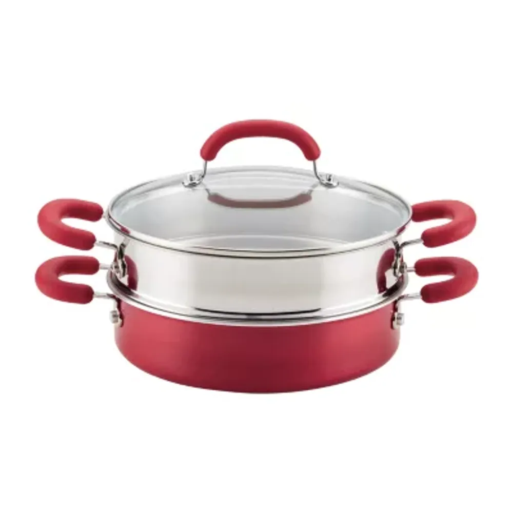 Rachael Ray Create Delicious 3-Pc. Aluminum Non-Stick Steamer with Insert