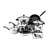 Farberware Classic Series Stainless Steel 15-pc. Cookware Set