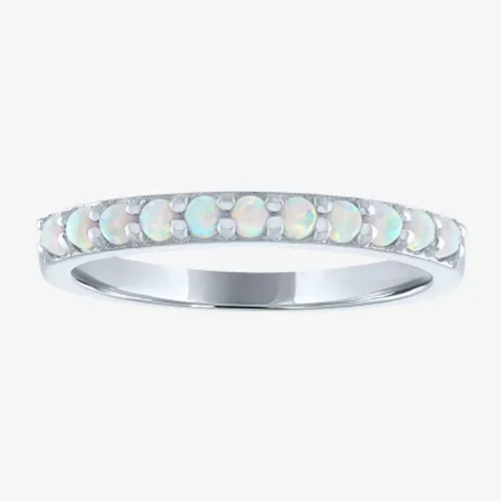 Gemstone Sterling Silver Stackable Ring