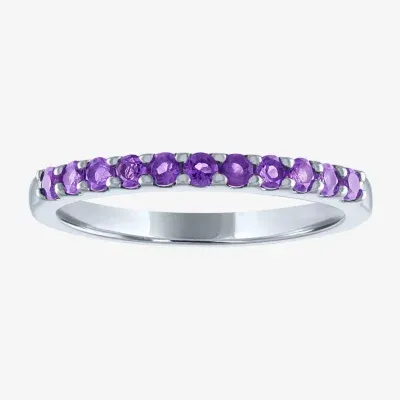 Gemstone Sterling Silver Stackable Ring