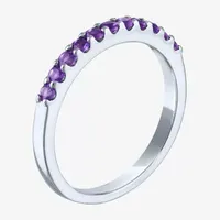 Gemstone Sterling Silver Stackable Ring