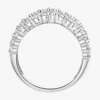 Effy  1 CT. T.W. Natural Diamond Sterling Silver Crossover Band