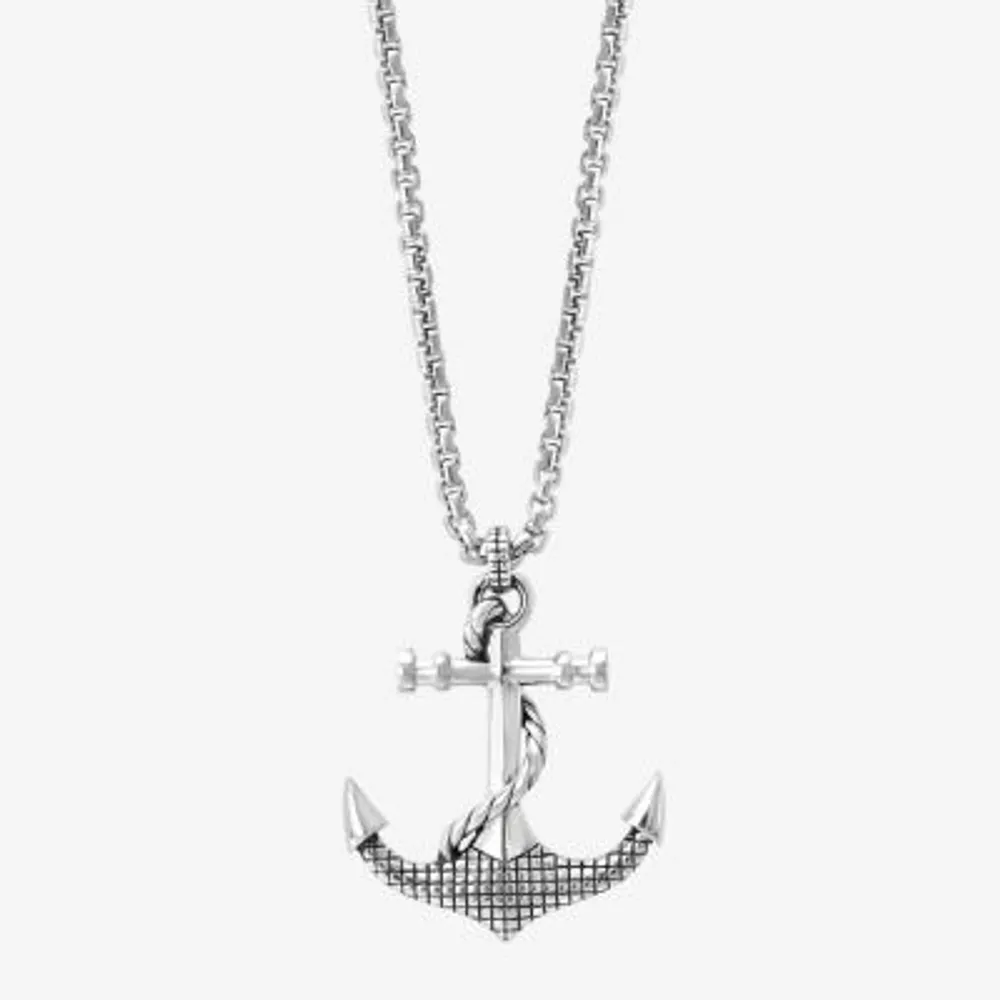 Blue Water Float Anchor Convertible Necklace - Brighton