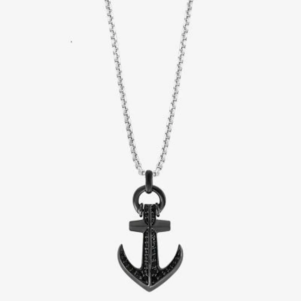 Effy Sterling Silver & Sapphire Cross, Heart & Anchor Pendant Necklace on  SALE | Saks OFF 5TH