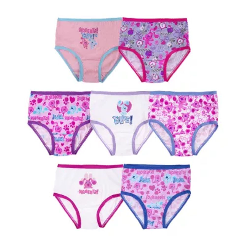 Blue'S Clue'S Toddler Girls 7 Pack Brief Panty