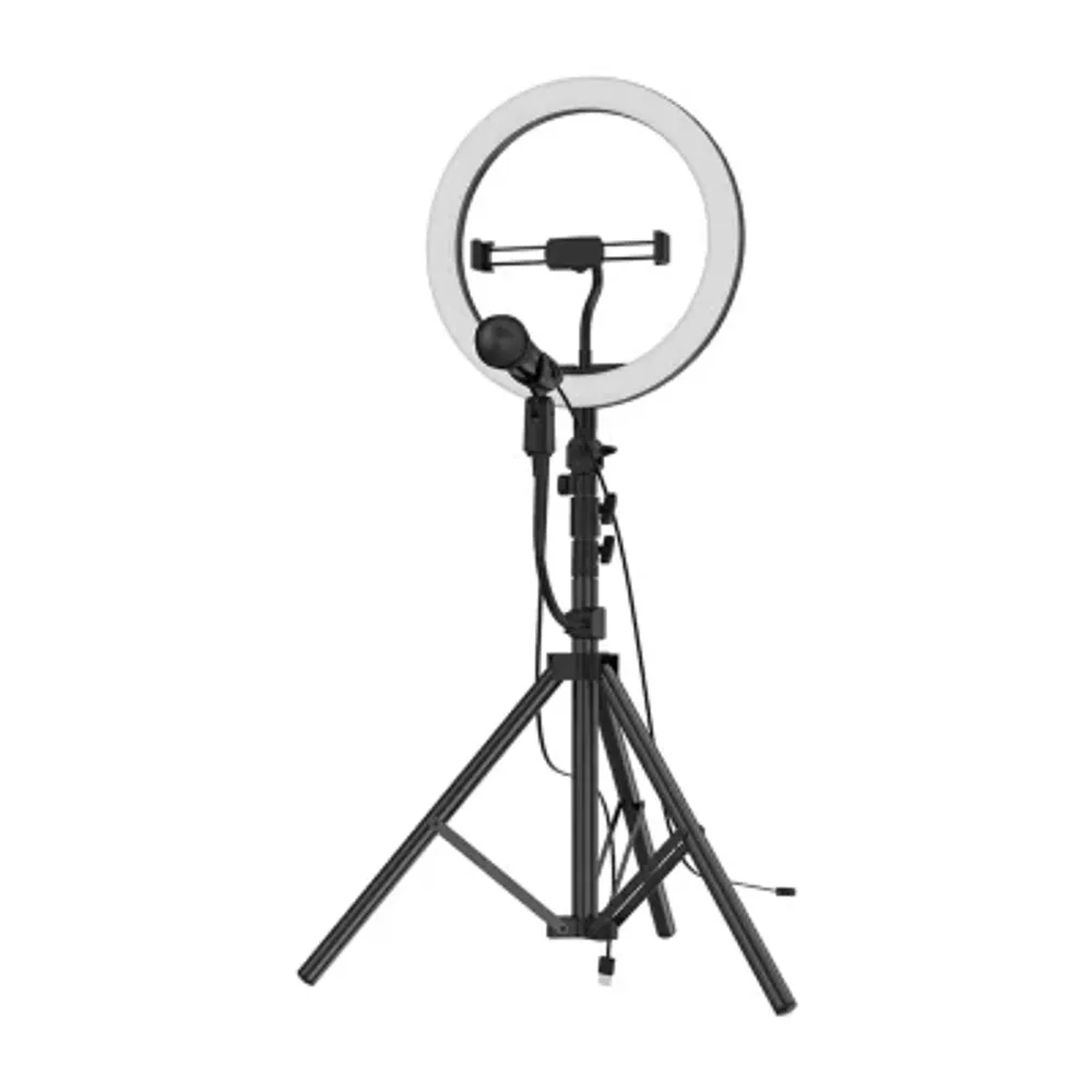 Tzumi ONAIR 8 LED Ring Light with Tripod Stand & Phone Holder