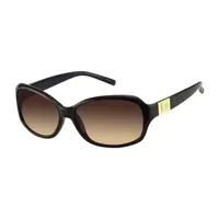 Liz Claiborne Womens UV Protection Rectangular Sunglasses