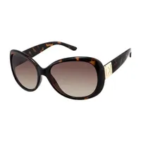 Liz Claiborne Womens UV Protection Rectangular Sunglasses