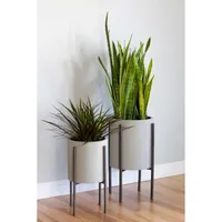 Aspire Home Accents 2-pc. Metal Planter