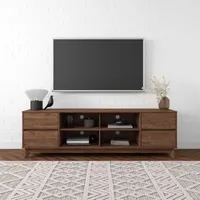 Hollywood TV Stand with Flared Wood Legs