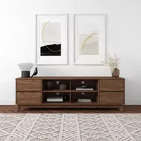 Hollywood TV Stand with Flared Wood Legs