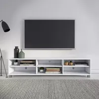 Hollywood TV Stand with Block Legs