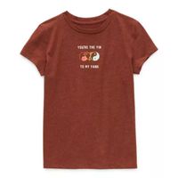 Thereabouts Little & Big Girls Crew Neck Short Sleeve Graphic T-Shirt