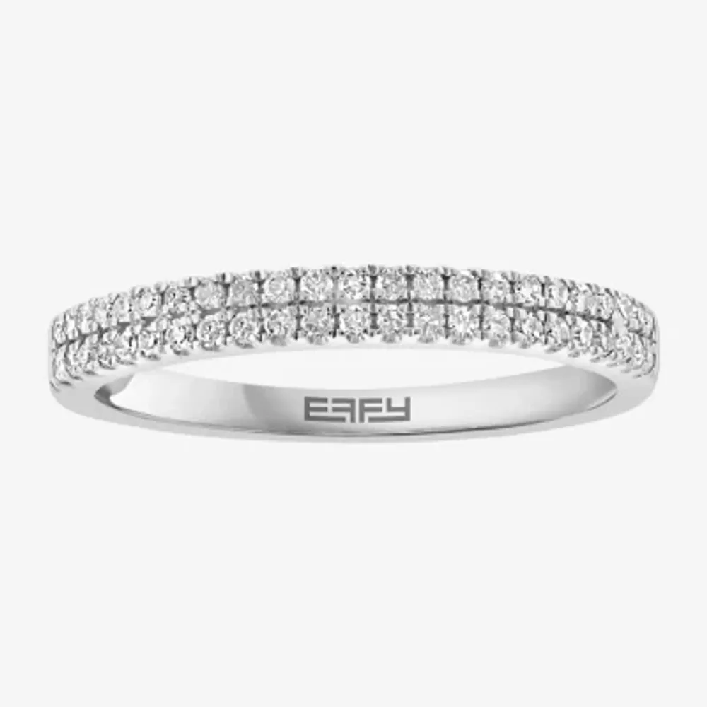 Effy 1/4 CT. T.W. Natural White Diamond Sterling Silver Band