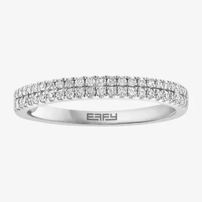 Effy  1/4 CT. T.W. Natural White Diamond Sterling Silver Band