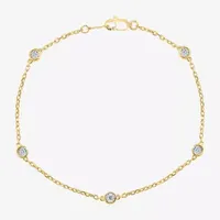 Effy  14K Gold Over Silver 7 Inch Solid Cable Chain Bracelet