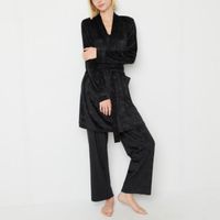 Ambrielle Womens Plus Pajama Set and Robe