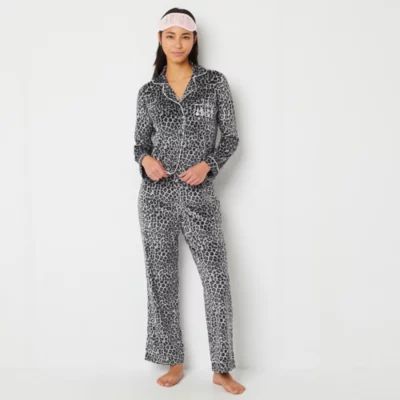 Juicy By Couture Womens Long Sleeve 4-pc. Pant Pajama Set