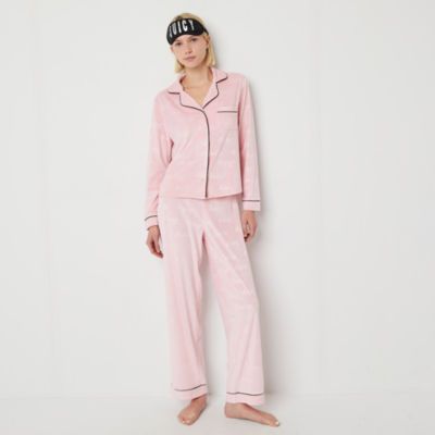 Juicy By Couture Womens Long Sleeve 4-pc. Pant Pajama Set