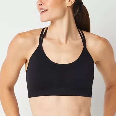 Xersion Light Support Strappy Back Sports Bra