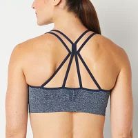 Xersion Light Support Seamless Strappy Back Sports Bra