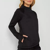 Xersion Therma Fleece Womens Funnel Neck Long Sleeve Sweatshirt