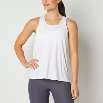 Xersion Womens Performance Scoop Neck Sleeveless Tank Top