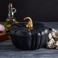 Smith & Clark Cast Iron Pumpkin Harvest 4-qt. Dutch Oven