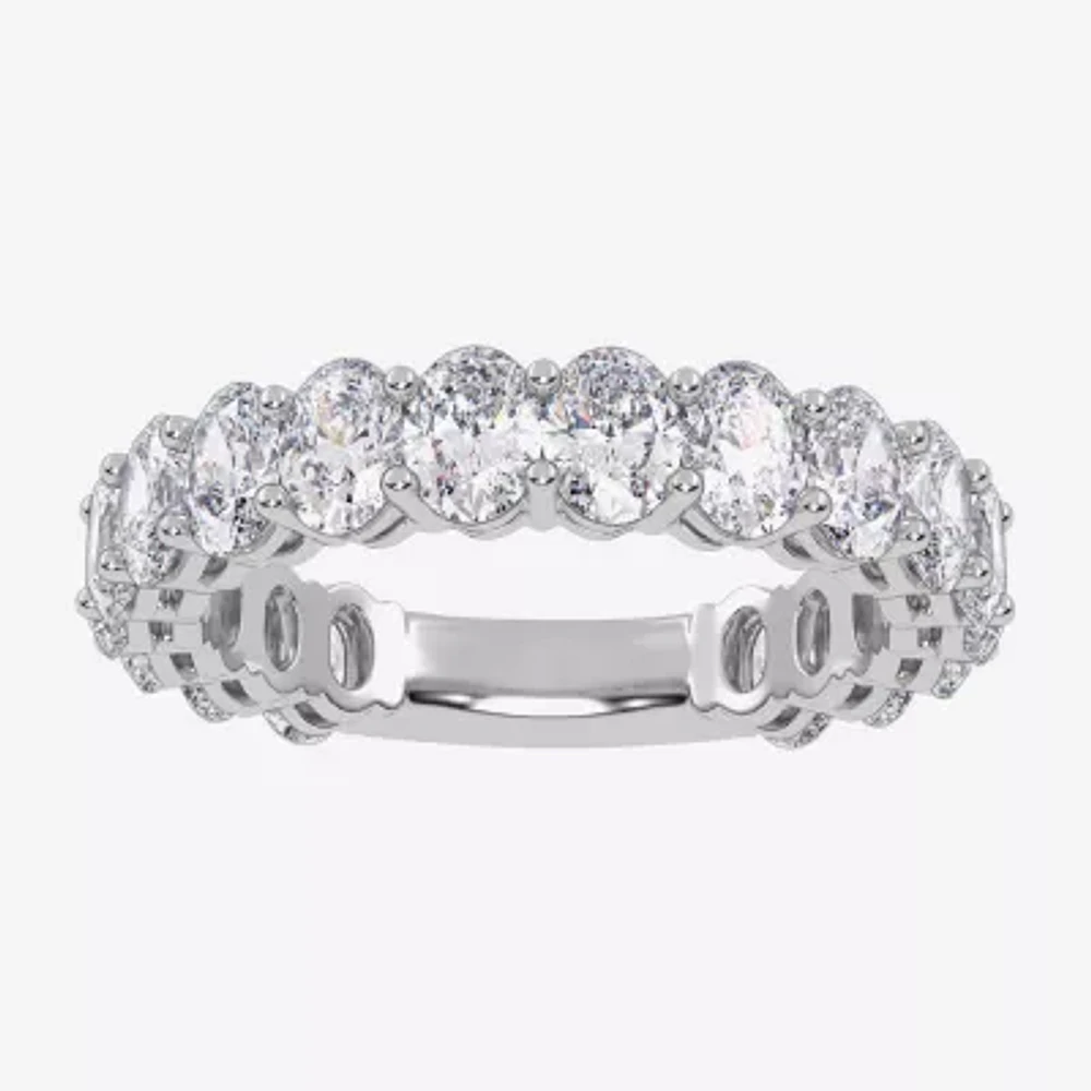 (G / Vs2-Si1) 4MM 2 3/4 CT. T.W. Lab Grown White Diamond 14K Gold Wedding Band