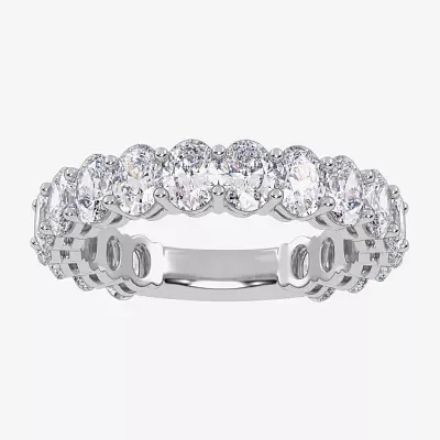 (G / Vs2-Si1) 4MM 2 3/4 CT. T.W. Lab Grown White Diamond 14K Gold Wedding Band