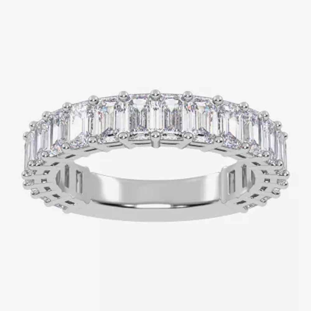 (G / Vs2-Si1) 3.5MM 2 CT. T.W. Lab Grown White Diamond 14K Gold Wedding Band