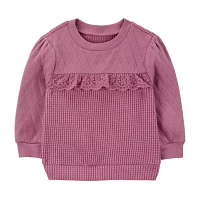 Oshkosh Baby Girls Round Neck Long Sleeve T-Shirt