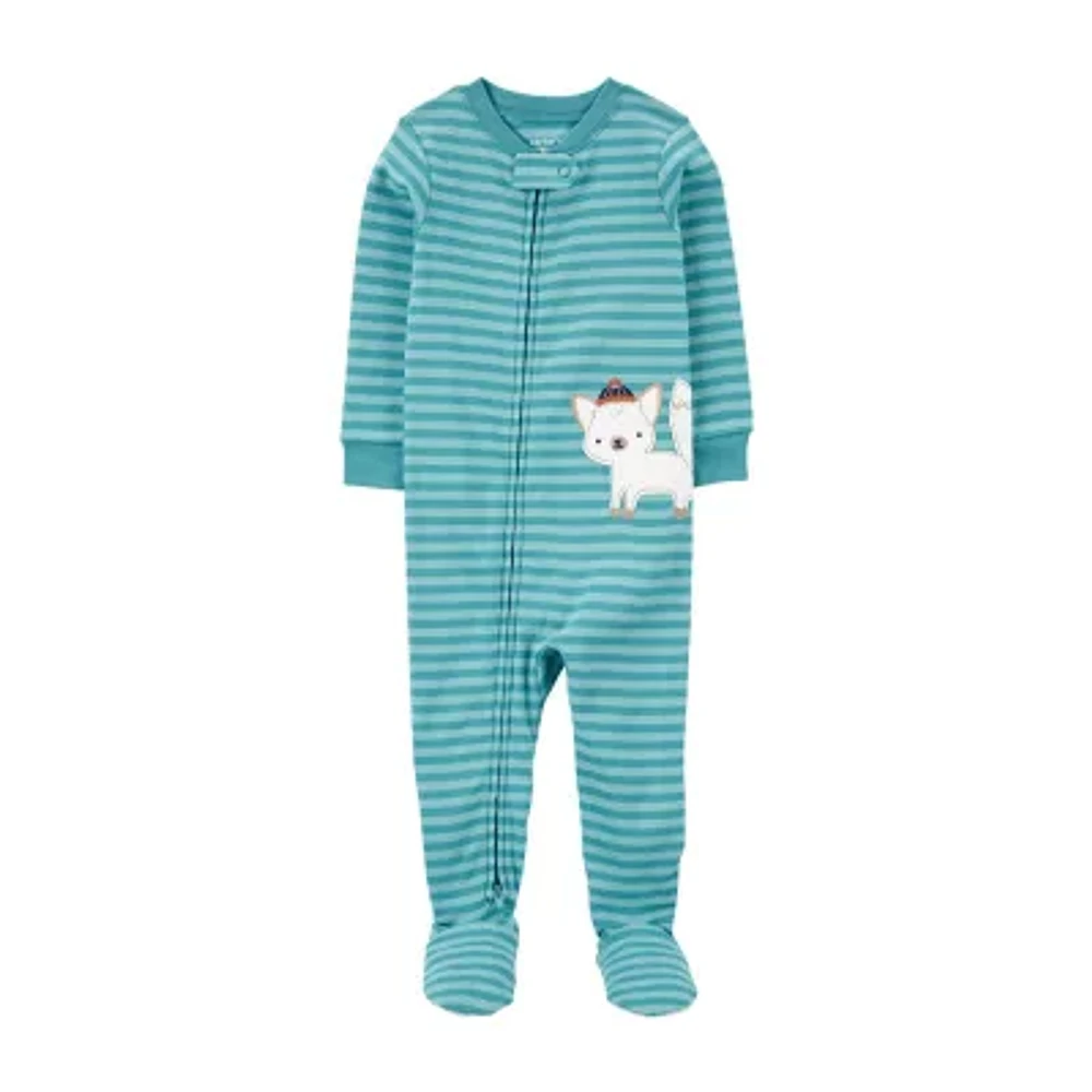 Carter's Baby Boys Footed Long Sleeve One Piece Pajama