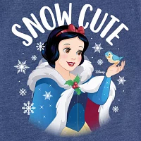 Disney Collection Little & Big Girls Crew Neck Short Sleeve Snow White Graphic T-Shirt