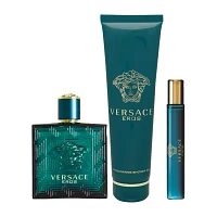 Versace Eros For Men Eau De Toilette 3-Pc Gift Set ($160 Value)