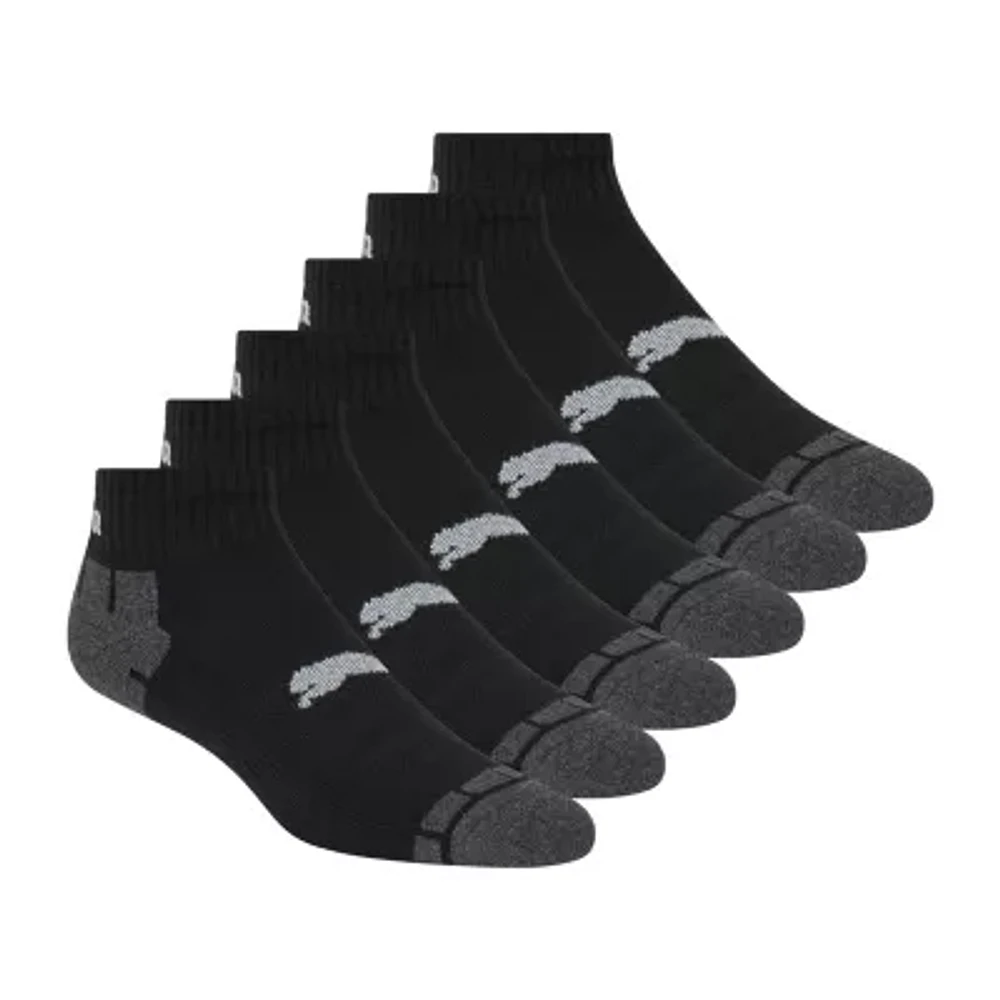 PUMA Ultimate Training 6 Pair Quarter Ankle Socks Mens